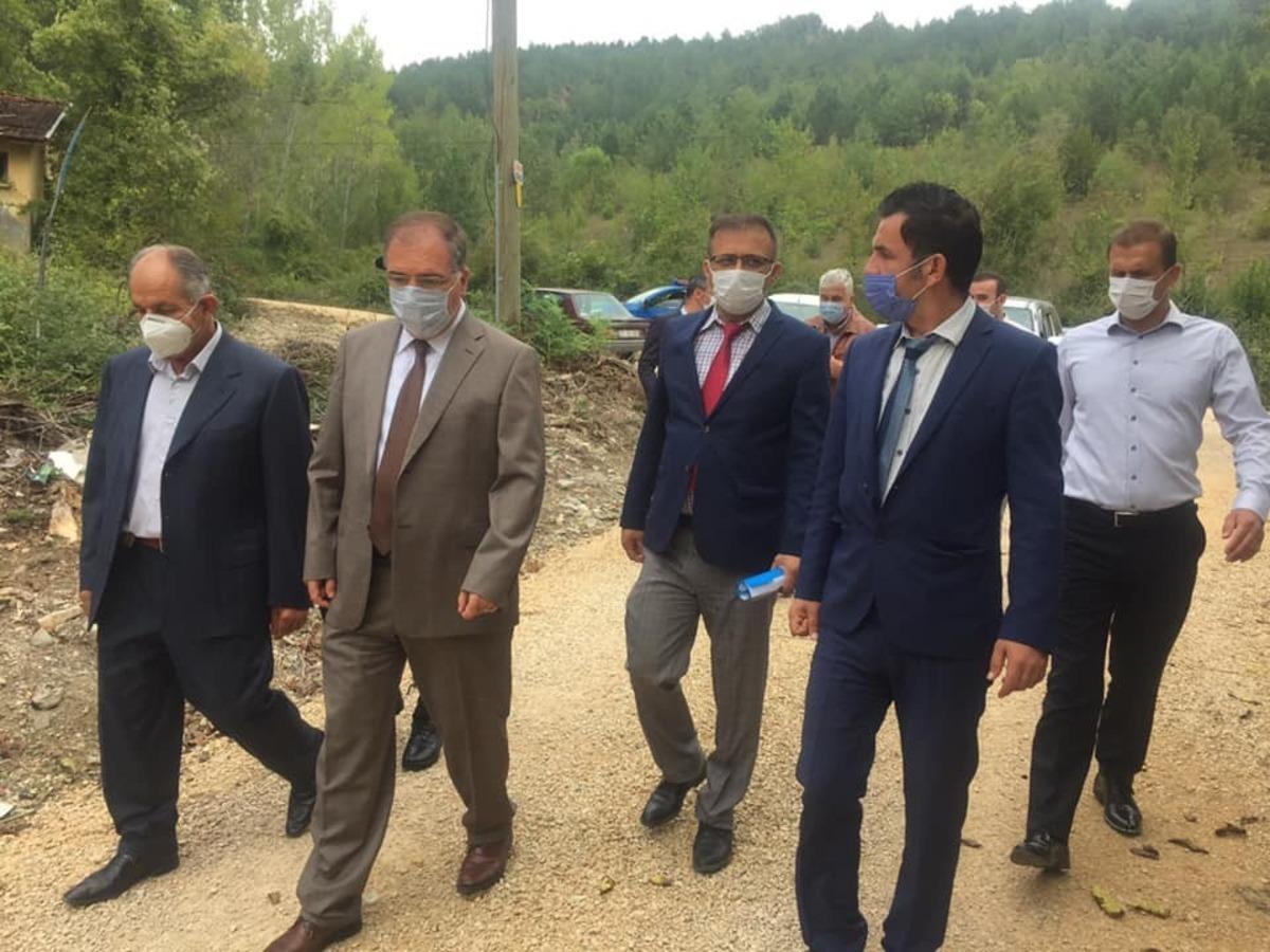 Kaymakam T&uuml;rk&ouml;z Ovacuma K&ouml;y&uuml; ve civarında incelemelerde bulundu
