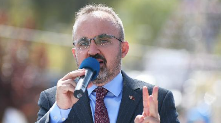 AK Parti'li Turan: Fransa Cumhurbaşkanı'na Türkçe tweet attıran adamın adı Recep Tayyip Erdoğan’dır