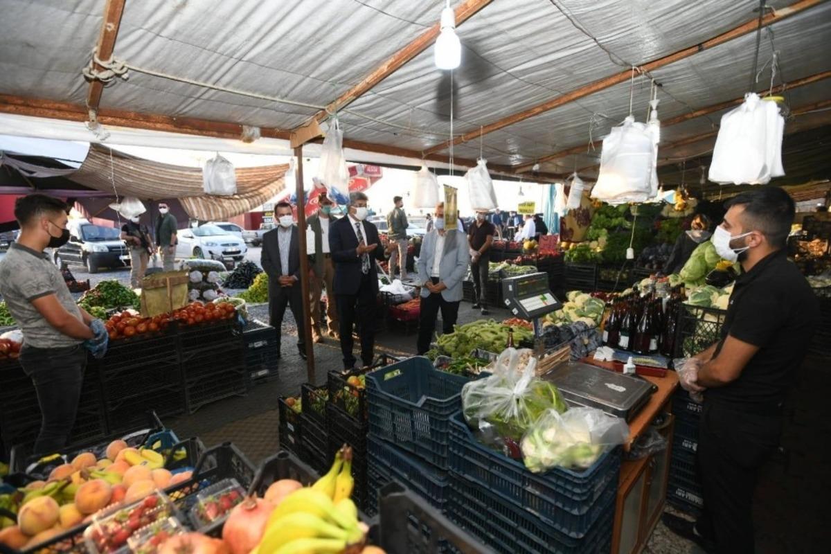 Vali Bilmez, Edremit&rsquo;te pandemi denetiminde bulundu