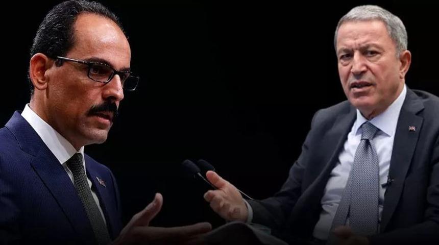 İbrahim Kalın ve Hulusi Akar'dan Yunan basınına sert tepki