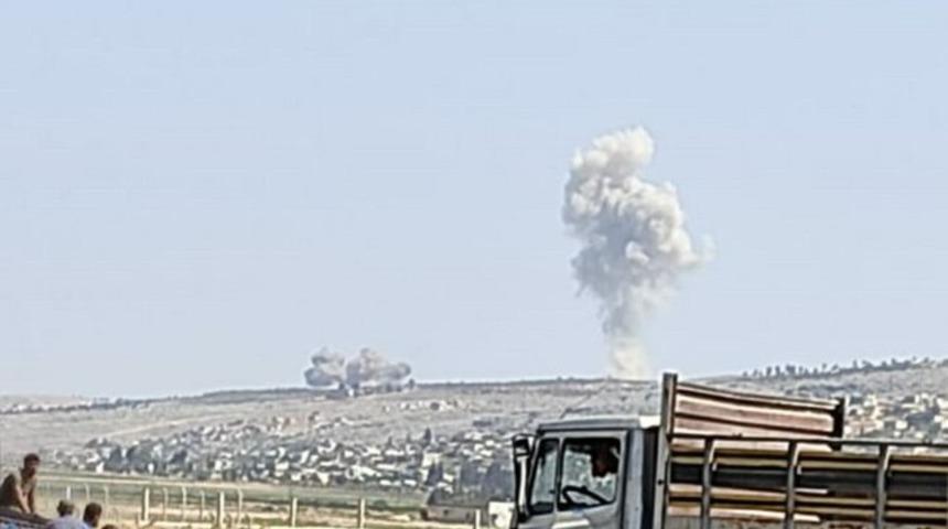 Rus uçakları, Suriye'nin İdlib kentinin güneyini bombaladı