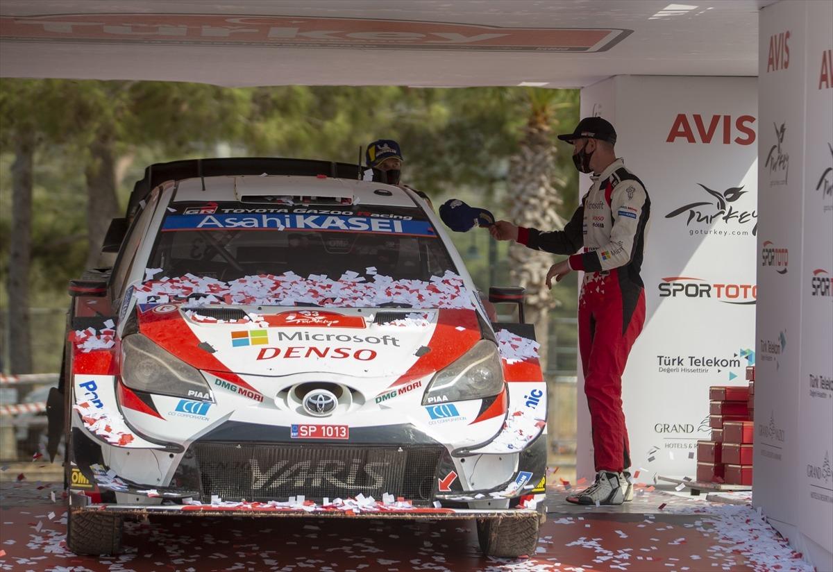 T&uuml;rkiye Rallisi'nin galibi B&uuml;y&uuml;k Britanyalı pilot Elfyn Evans oldu