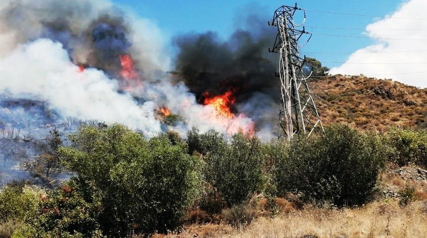 Dalaman yangın söndürüldü