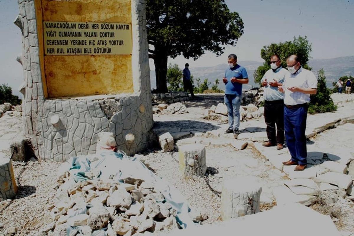 Karacaoğlan ve Karacakız&rsquo;ın mezarları bakımdan ge&ccedil;irilecek