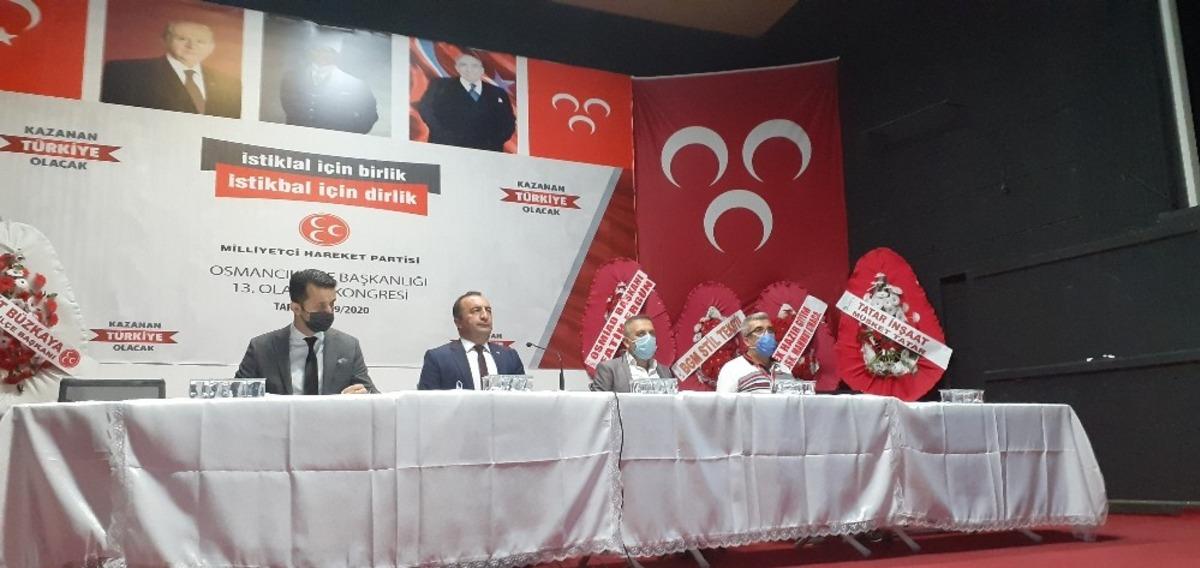 MHP Osmancık&rsquo;ta tek aday, tek listeli kongre