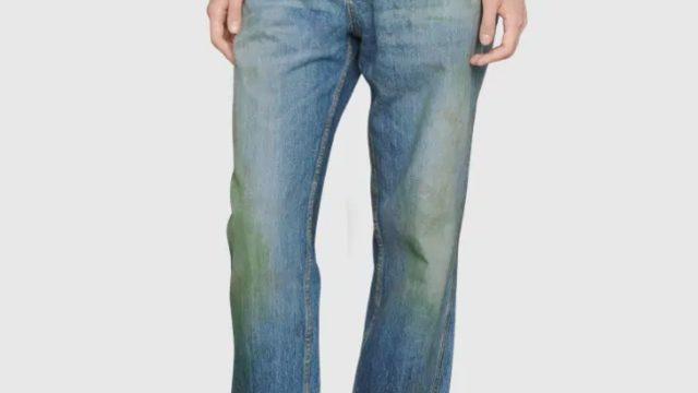 Gucci'nin 'çimen lekeli' pantolunun fiyatı dudak uçuklatıyor!