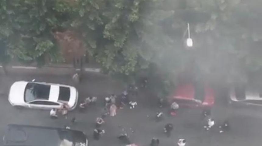 &Uuml;mraniye'de meşaleli kız alma merasimi!