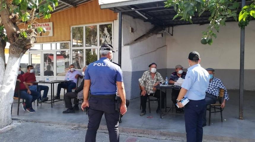 Germencik&rsquo;te Korona vir&uuml;s denetimi