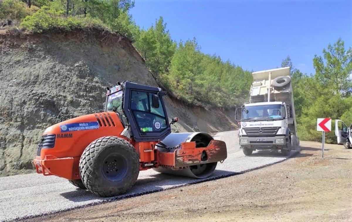 Dalaman&rsquo;ın en uzak mahallesine asfalt