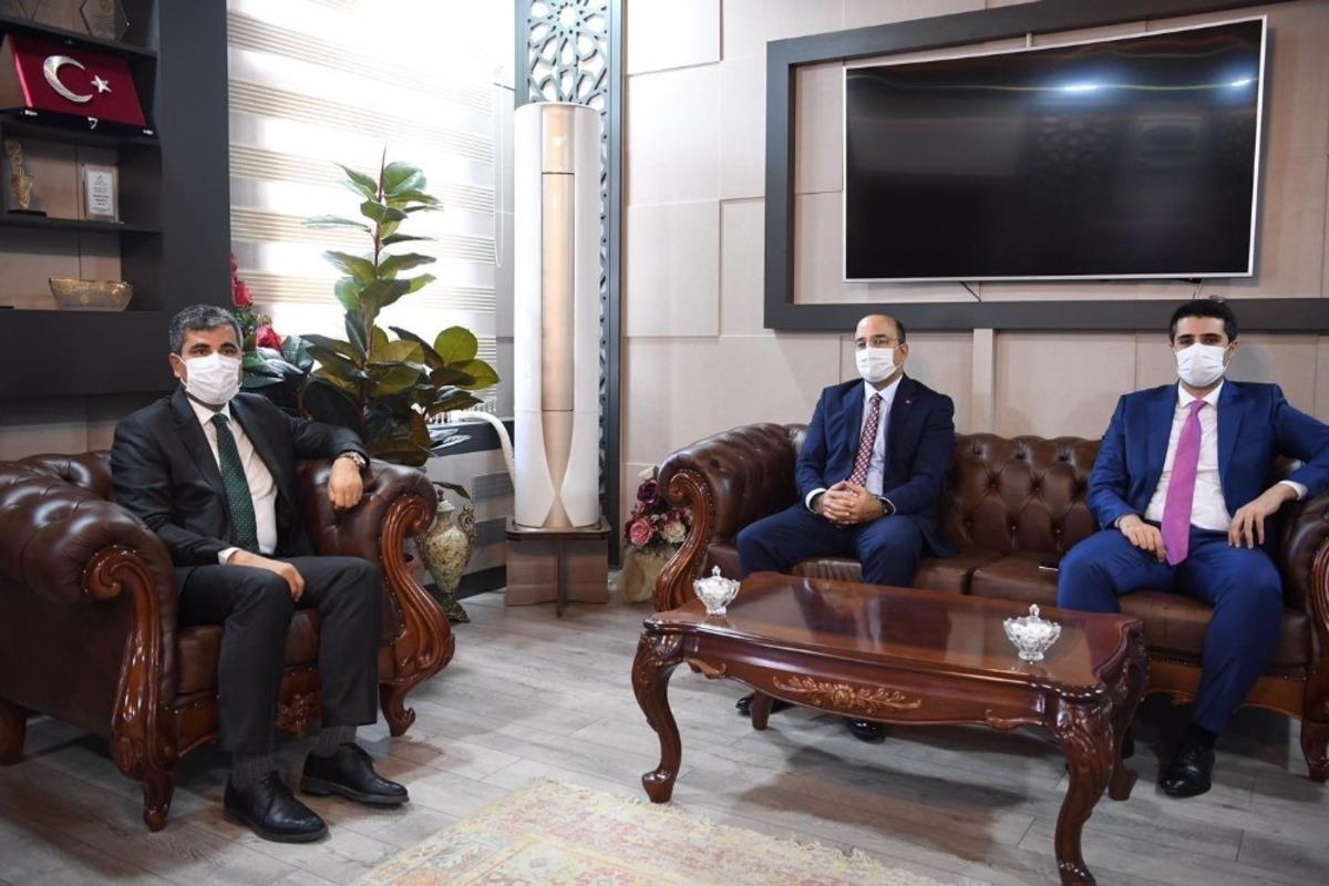 Muş Vali Yardımcılarından Başkan Asya&rsquo;ya iade-ı ziyaret