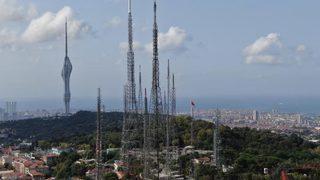 Çamlıca Tepesi'ndeki antenler sökülüyor