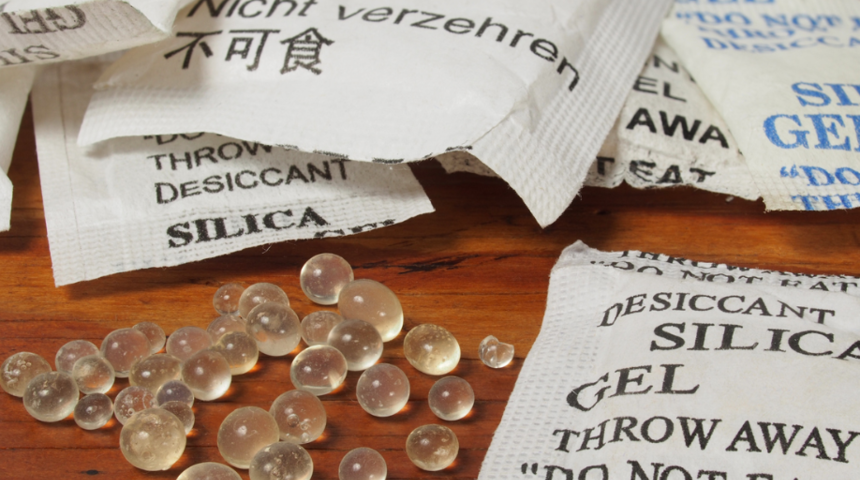 Silika jel poşetlerini asla atmayın neler yapabildiklerini görün!