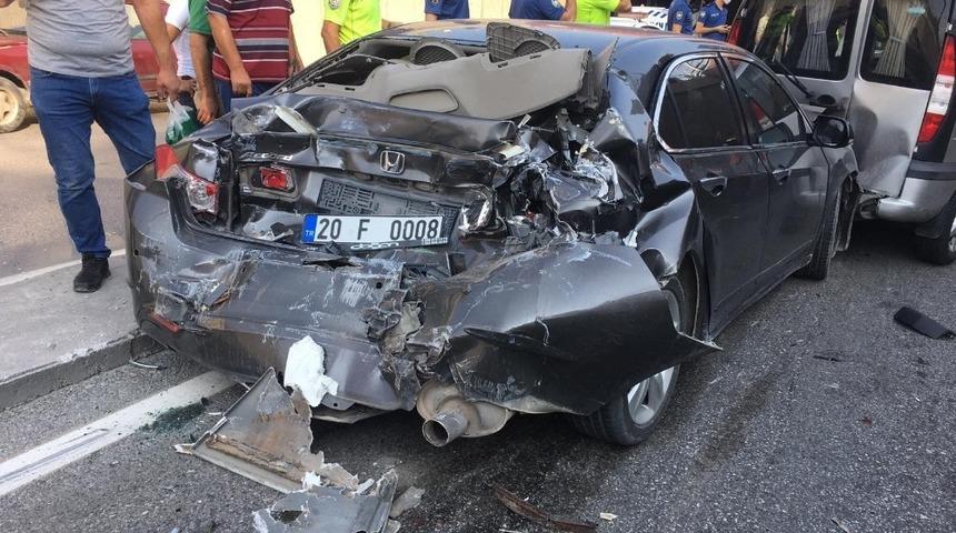 Denizli&rsquo;de bir hafta i&ccedil;erisinde 104 trafik kazası meydana geldi