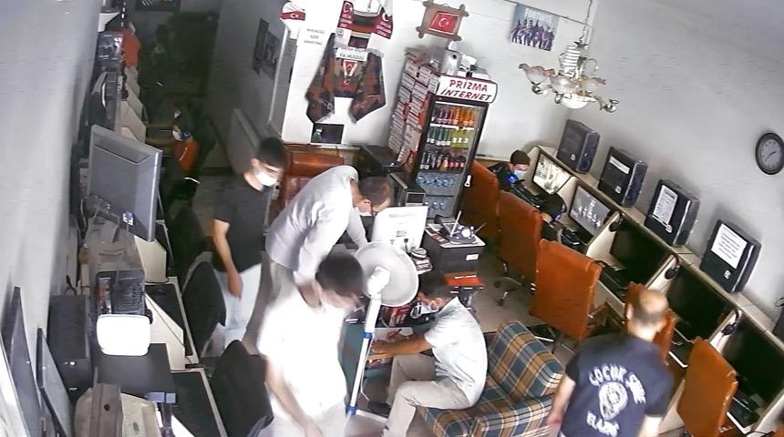 Polisin denetim yaptığı iş yerinde patronun telefonunu çaldı!