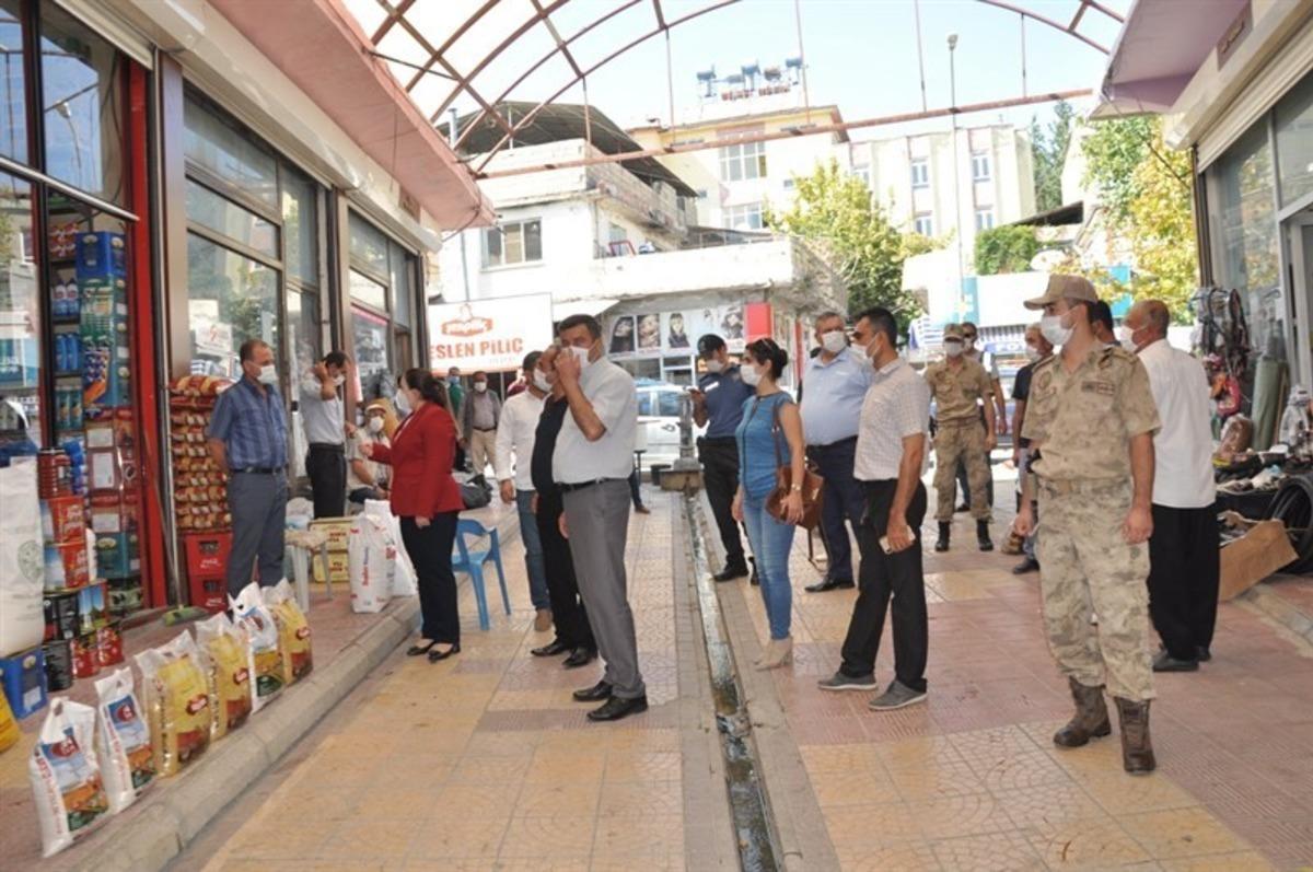 Kaymakam Demir, maske denetimi ger&ccedil;ekleştirdi