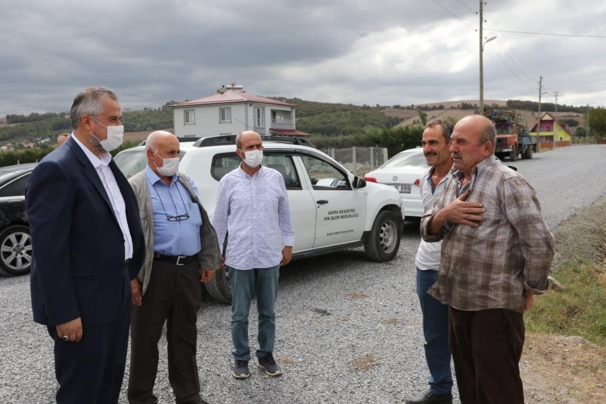 Bafra&rsquo;da sathi kaplama &ccedil;alışması