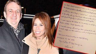 Linet'e evli sevgilisinden özür mektubu geldi