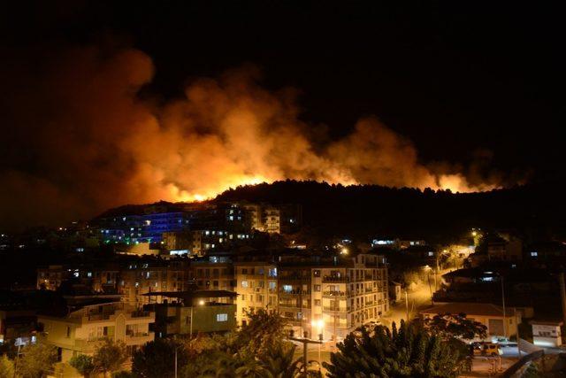 İzmir’deki otluk yangını ile ilgili bir gözaltı