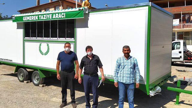 Kendi taziye araçlarını kendileri aldı