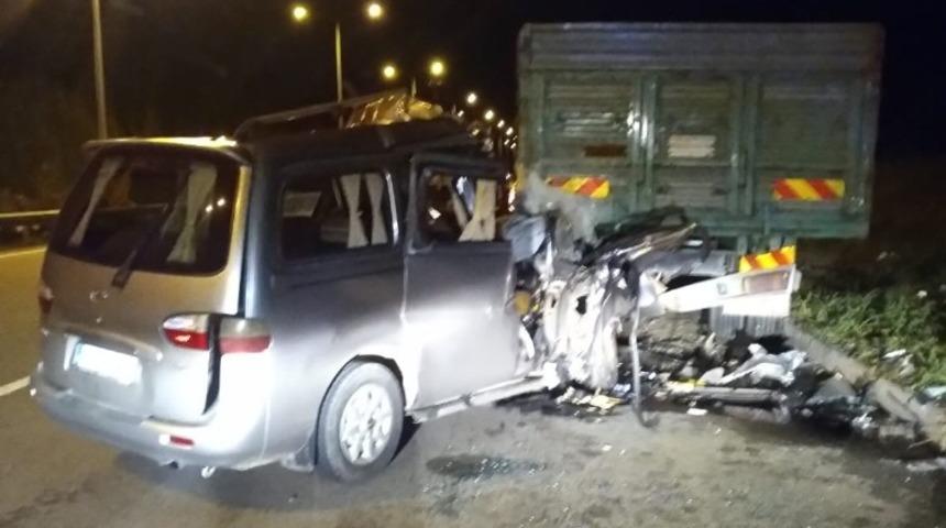 Giresun&rsquo;da trafik kazası: 1 &ouml;l&uuml;, 1 yaralı