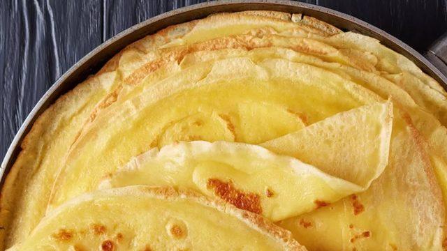 En Pratik Kahvaltılık: Sütsüz Krep Tarifi