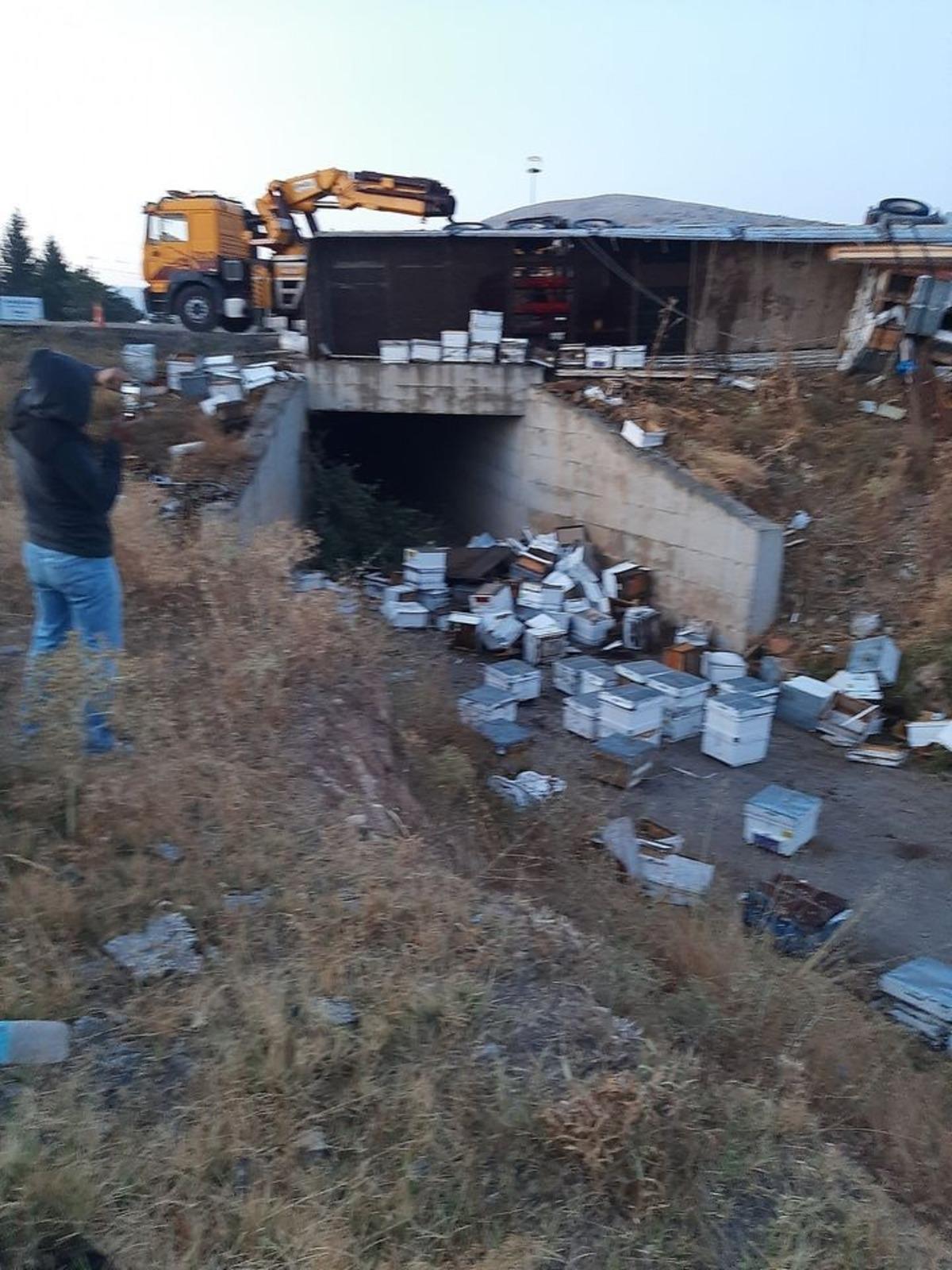 Milaslı arıcı yayla d&ouml;n&uuml;ş&uuml; kaza yaptı