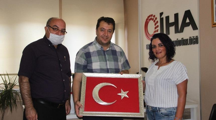 Haksen Kadın Komisyonu Başkanı Kılıç’tan İHA’ya teşekkür ziyareti