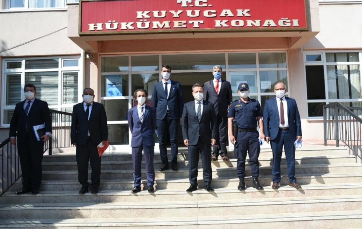 Vali Aksoy, Kuyucak&rsquo;ı Ziyaret Etti
