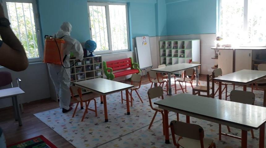 Ak&ccedil;akale&rsquo;de okullarda hijyen &ccedil;alışmaları