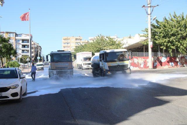 Haliliye’de dezenfekte çalışmaları