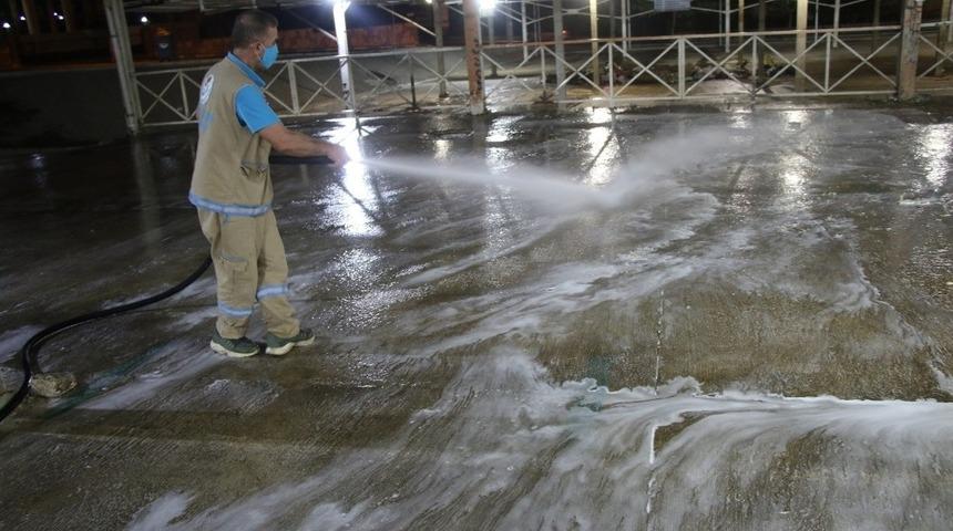 Haliliye&rsquo;de dezenfekte &ccedil;alışmaları