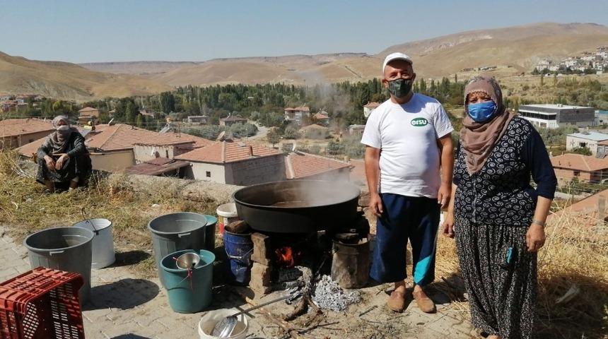 Yeşilhisar&rsquo;da pekmez yapımı başladı