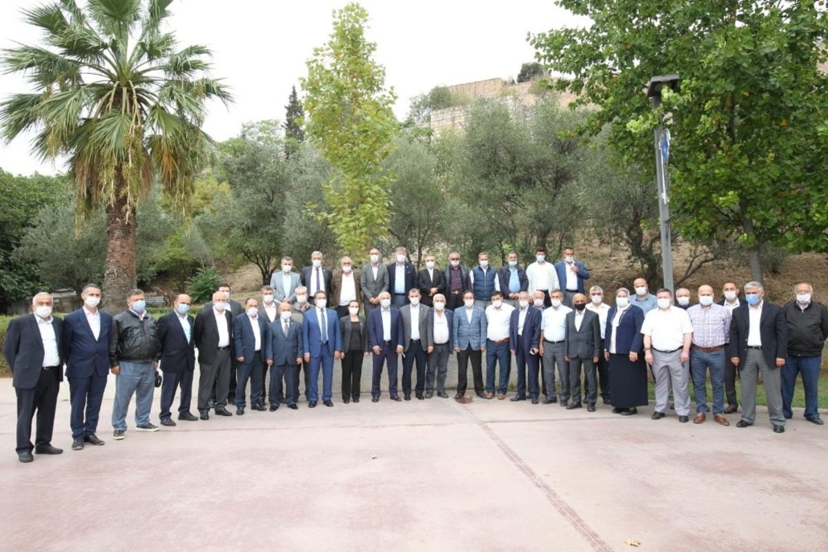 Başkan B&uuml;y&uuml;kg&ouml;z mahalle muhtarlarını ile buluştu