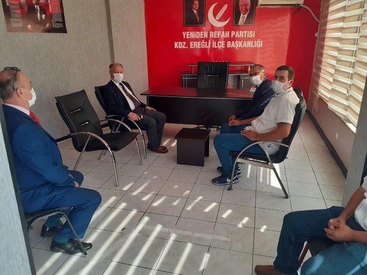 Kaymakam Çorumluoğlu, siyasi partileri ziyaret etti G3