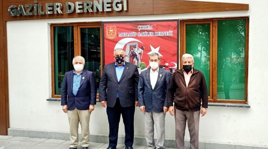 Başkan G&uuml;r&rsquo;den gazilere ziyaret