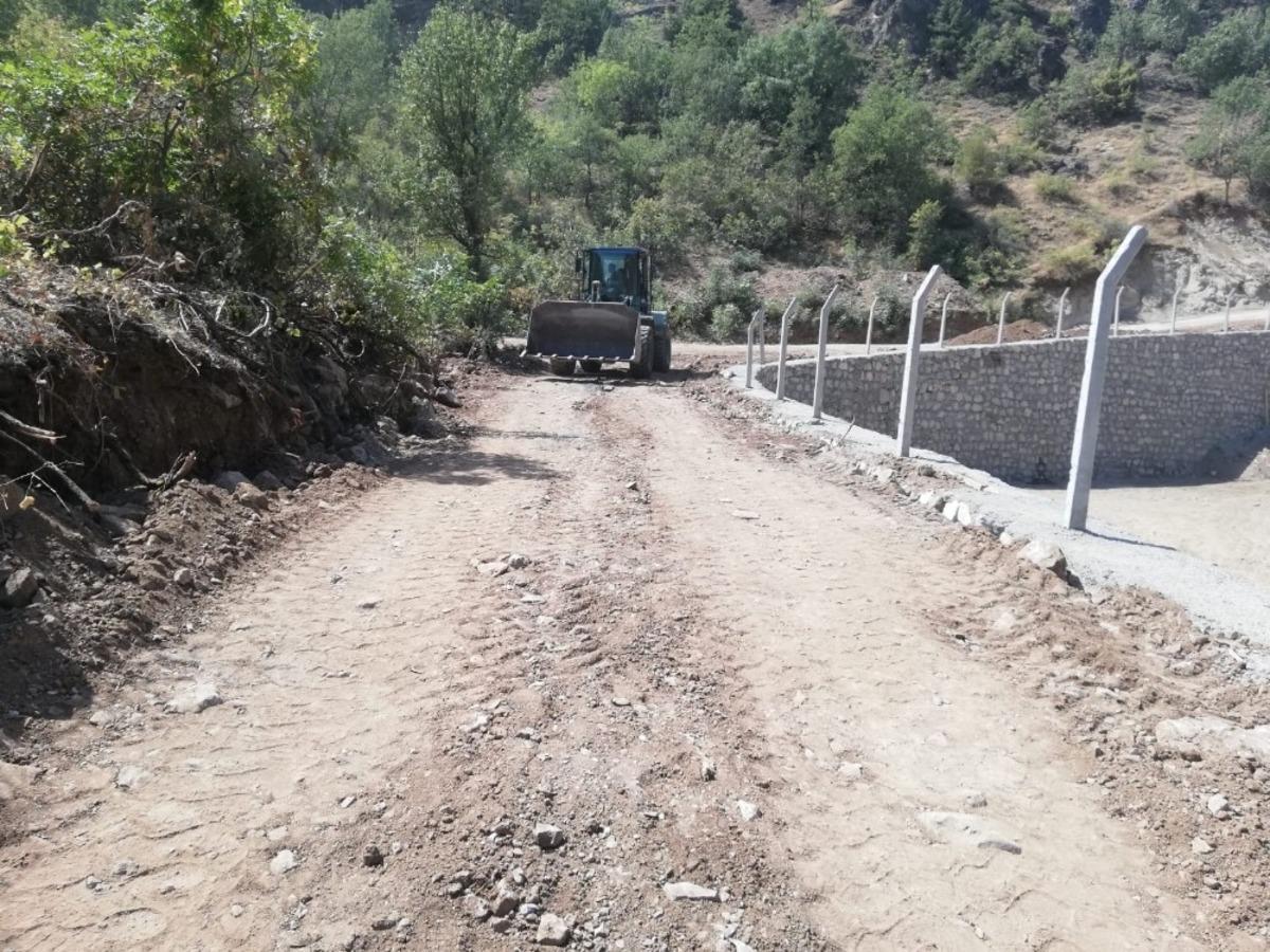 &Ccedil;ukurca Belediyesinden yol yapım &ccedil;alışması