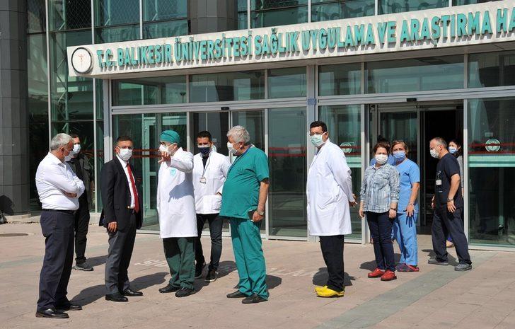 Rektör İlter Kuş, Üniversite Hastanesinde incelemelerde bulundu G1