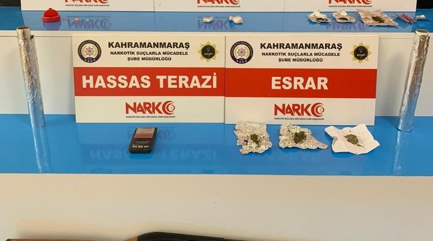 Kahramanmaraş’ta uyuşturucuya 4 tutuklama