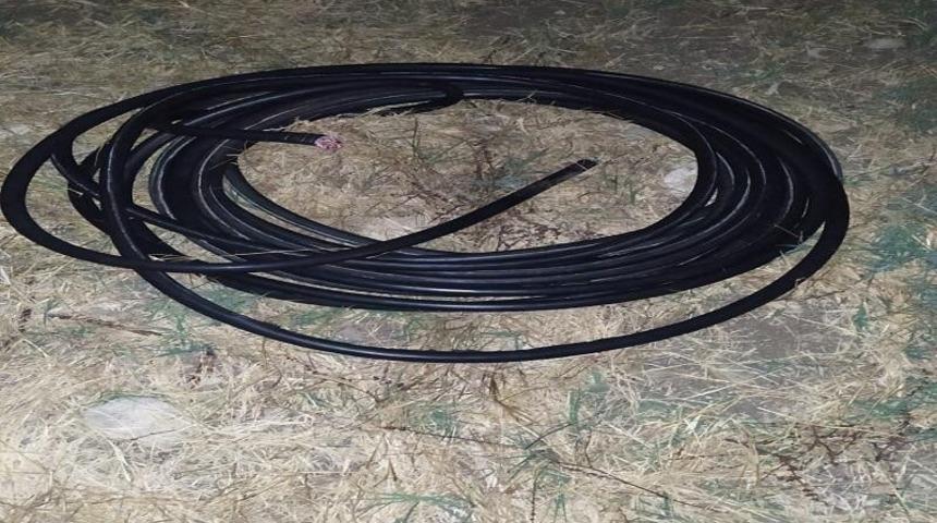 Susurluk&rsquo;ta kablo hırsızlık ş&uuml;phelileri yakalandı