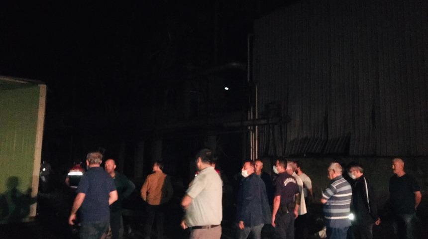 Sakarya'da fabrikanın kazan dairesinde korkutan patlama
