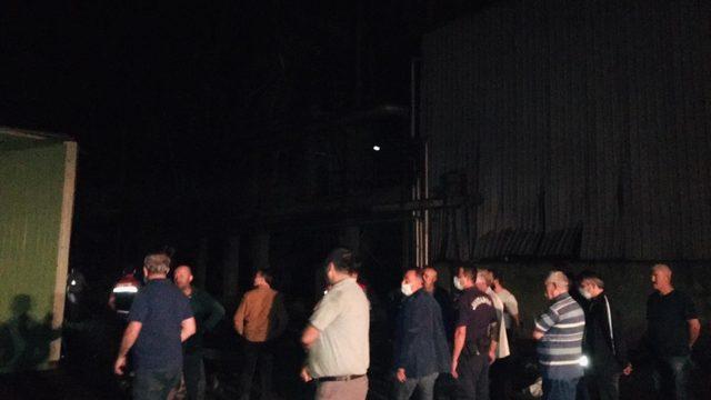 Fabrikanın kazan dairesindeki patlama korkuttu