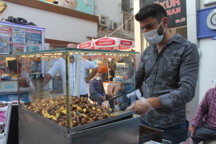 Kestane tezgahlara çıktı, kilosu 100 lira G5