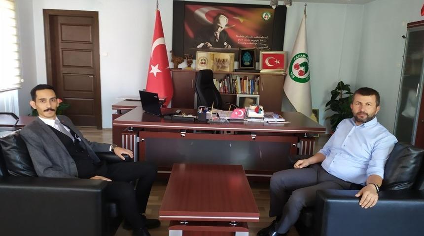 Kaymakam Soylu&rsquo;dan Başkan Demirci&rsquo;ye iade-i ziyaret