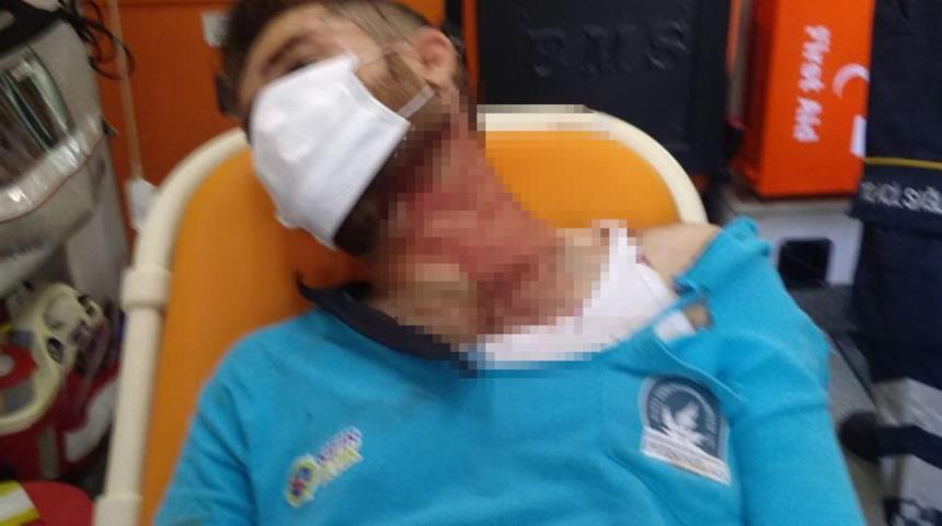 Bursa'da karton toplayıcısı ile belediye çalışanı birbirine girdi