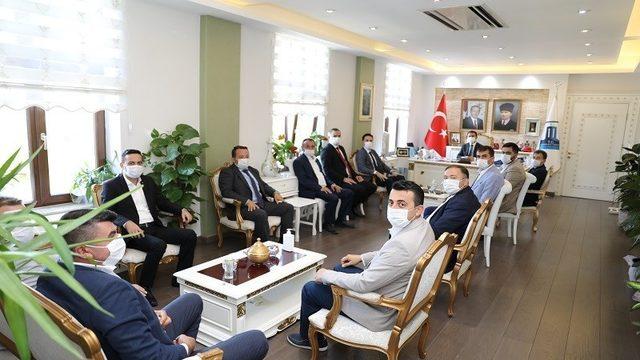 AK Partili başkanlardan Vali Aktaş’a ziyaret