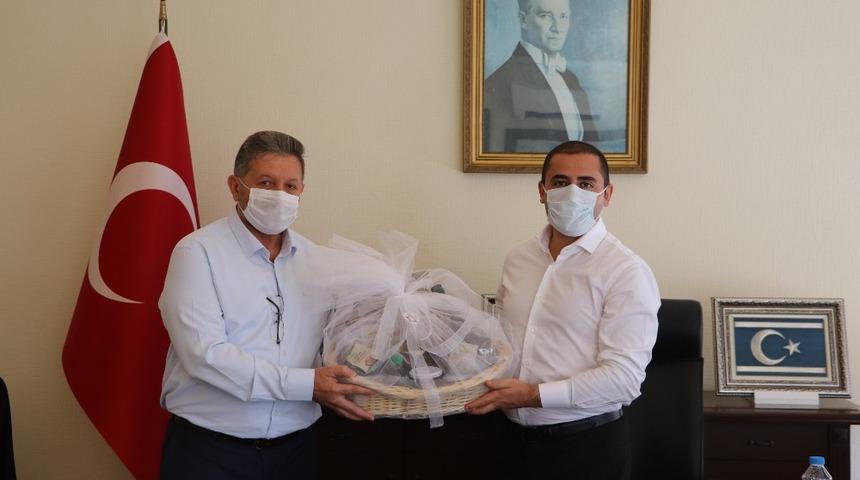 NTO Başkanı Arslan, Sultanhisar Kaymakamı Aydemir’i ziyaret etti