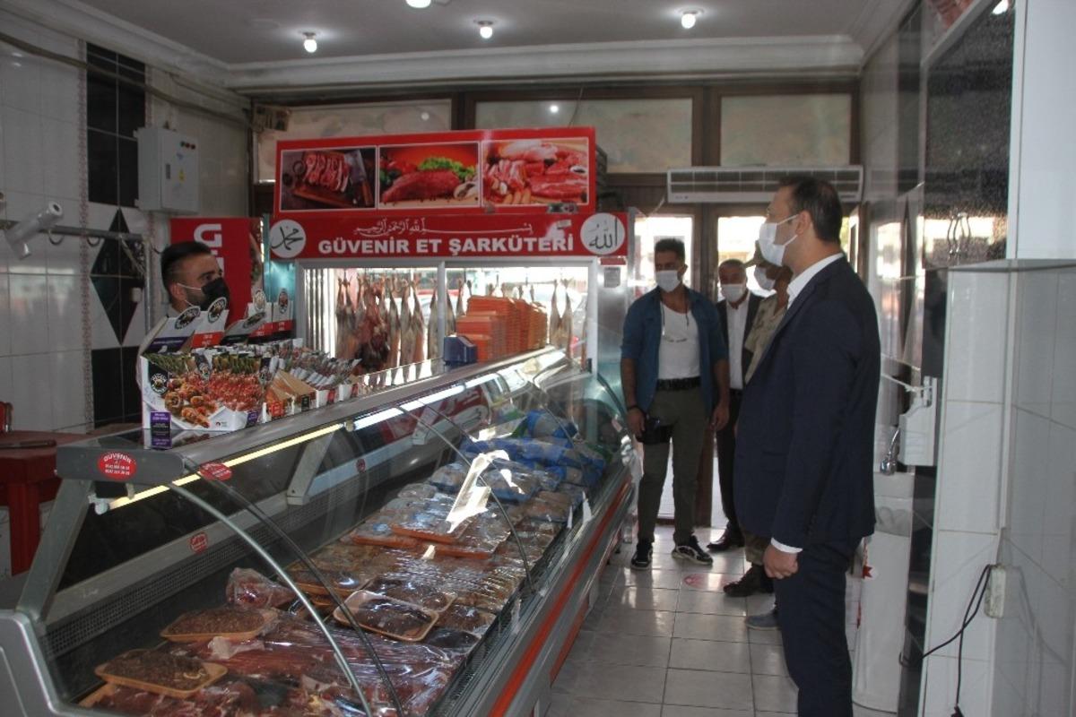 Malazgirt&rsquo;te korona vir&uuml;s tedbirleri denetimi