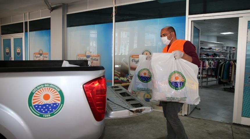 G&ouml;lbaşı Belediyesi ihtiya&ccedil; sahiplerine ulaşıyor