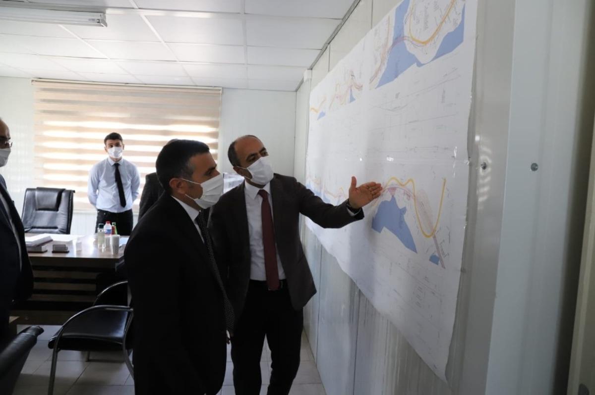 Yığılca-D&uuml;zce yolu yapım &ccedil;alışması incelendi