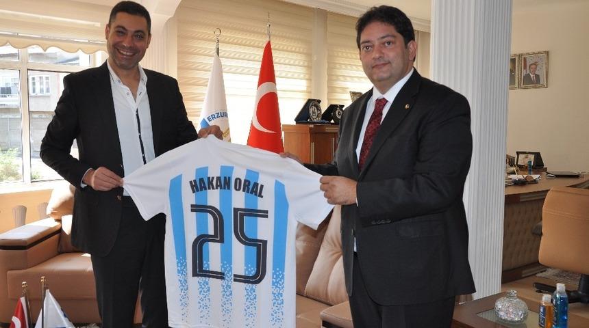 UYAFA CUP Koordinat&ouml;r&uuml; Ali G&uuml;ney&rsquo;den Başkan Oral&rsquo;a ziyaret